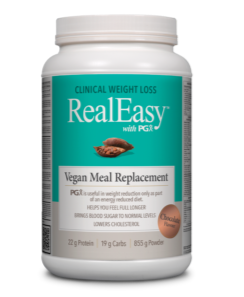 Natural Factors Vegan RealEasy PGX Chocolate 855g Online Sale