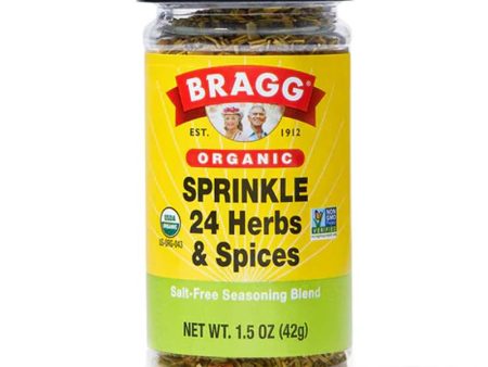 Bragg Organic Sprinkle Herbs & Spices Seasoning 42g Supply