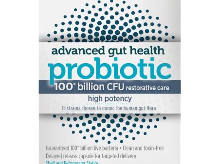 Genuine Health Advanced Gut Health High Potency Probiotic 100 Billion CFU 20s For Discount