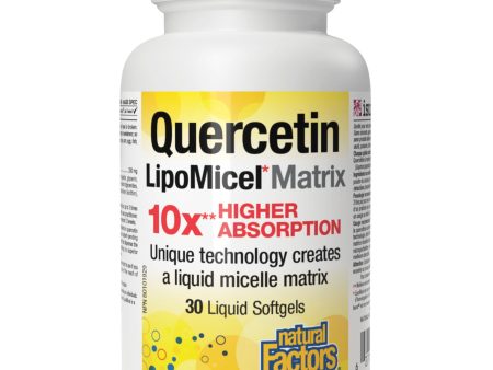 Natural Factors Quercetin LipoMicel 30s For Cheap