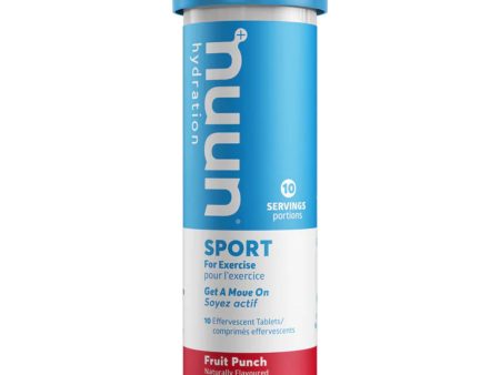 Nuun Sport Hydration - Fruit Punch 10s Supply