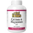 Natural Factors Calcium & Magnesium 2:1 Plus Vitamin D3 180s Online now