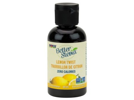 NOW BetterStevia Liquid Sweetener Lemon Twist Flavour 60ml Fashion