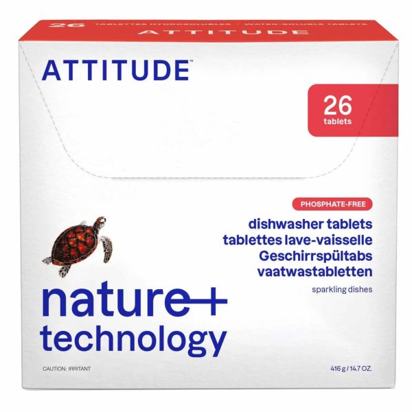 Attitude nature+ Dishwasher Pods 26s For Sale