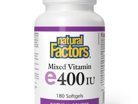 Natural Factors Mixed Vitamin E 400 IU 180s Online Hot Sale