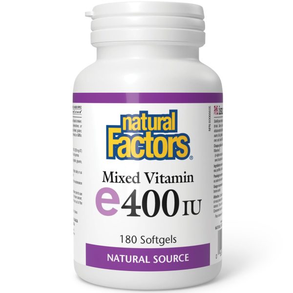 Natural Factors Mixed Vitamin E 400 IU 180s Online Hot Sale