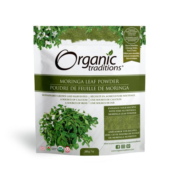 Organic Traditions Organic Moringa Leaf Powder 200g Discount