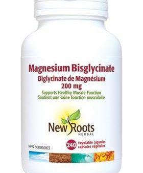 New Roots Magnesium Bisglycinate 200mg 240s Fashion