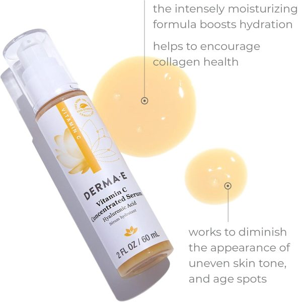 Derma E Vitamin C Serum with Hyaluronic Acid 60ml Online Hot Sale