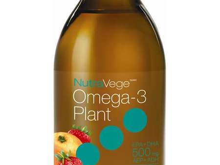 NutraVege Omega-3 Plant Based 500mg EPA + DHA Strawberry Orange Flavour 200ml Discount