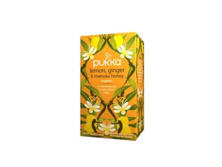 Pukka Lemon, Ginger & Manuka Honey Tea 20ct Hot on Sale