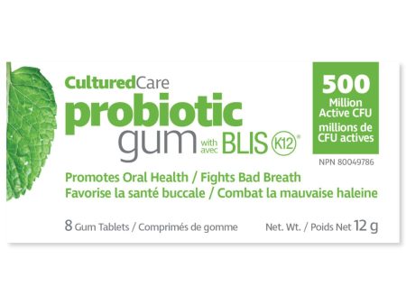 Prairie Naturals Probiotic Gum with BlisK12 Spearmint-Peppermint 8pcs Online Hot Sale