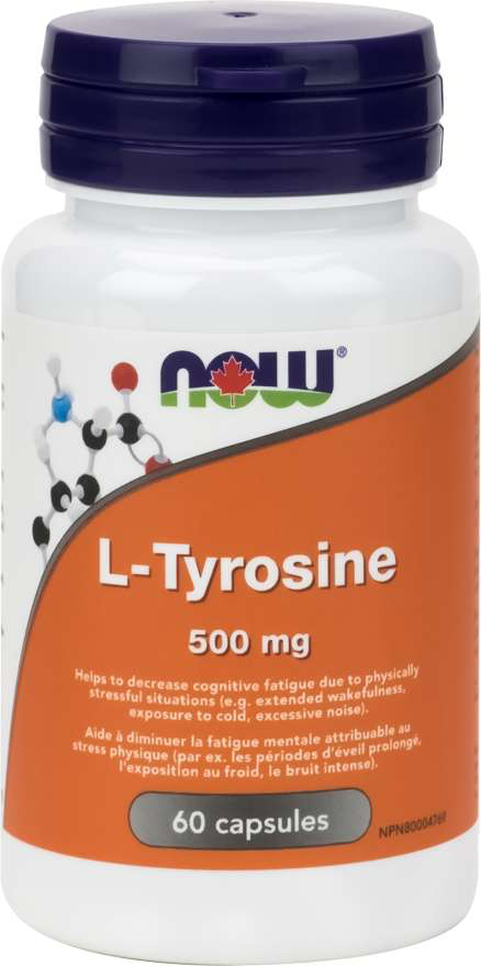 NOW L-Tyrosine 500mg 60s For Discount