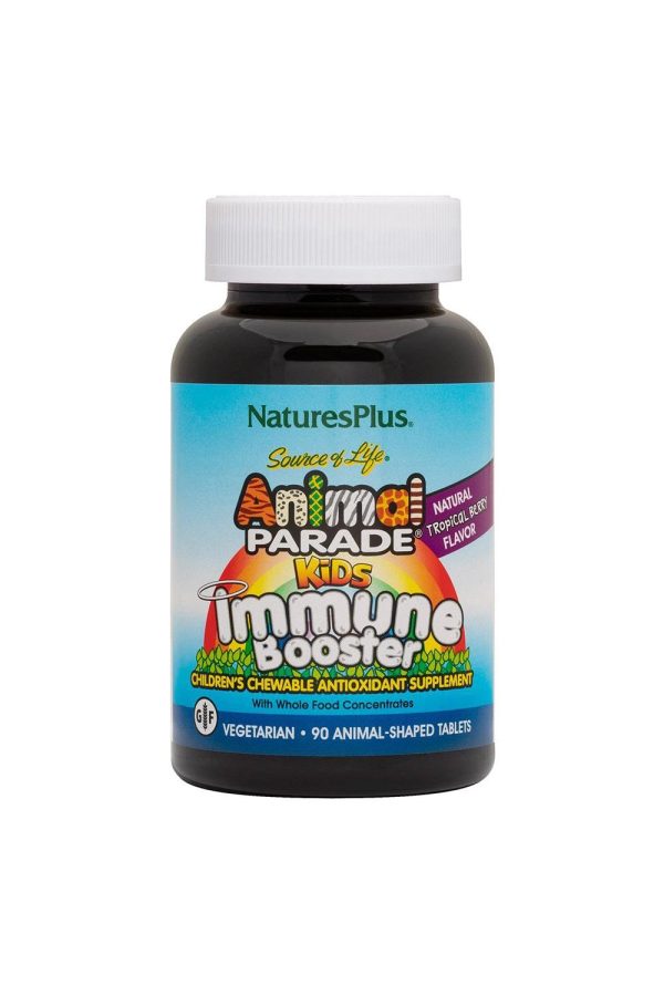 Animal Parade Kids Immune Booster Chewable - Tropical Berry Flavour 90s Discount