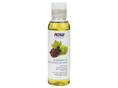 Now 100% Pure Grapeseed Oil 473ml Hot on Sale