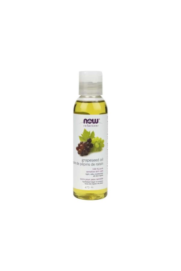 Now 100% Pure Grapeseed Oil 473ml Hot on Sale