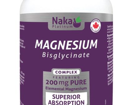 Naka Magnesium Bisglycinate 200mg 300s Bonus Size (260 + 40 Free) Supply