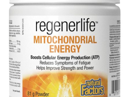 Natural Factors Regenerlife Mitochondrial Energy 81g For Cheap