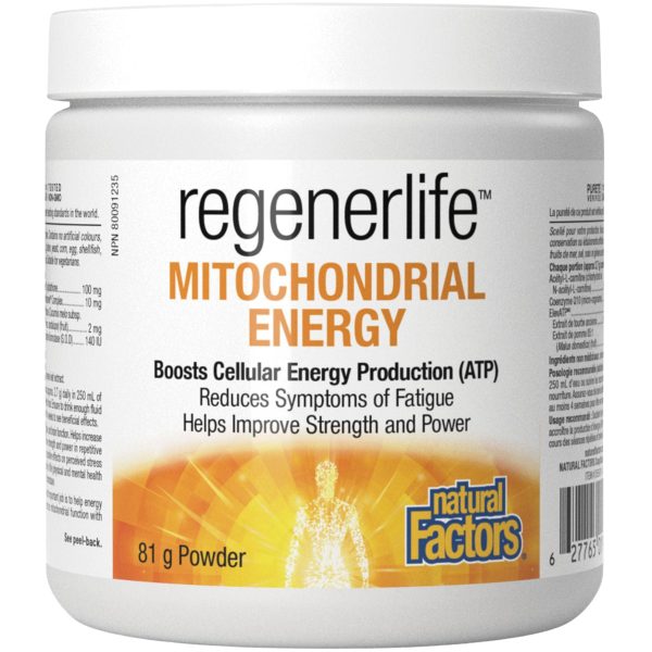 Natural Factors Regenerlife Mitochondrial Energy 81g For Cheap