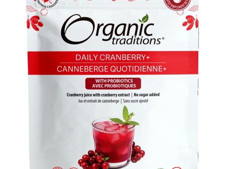 Organic Traditions Organic Probiotic Cranberry Supreme 100g Online Hot Sale