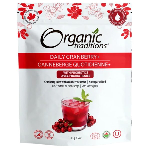 Organic Traditions Organic Probiotic Cranberry Supreme 100g Online Hot Sale