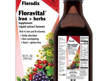 Salus Floravital® Iron + Herbs 250ml Online Hot Sale