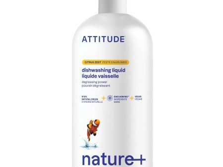 Attitude Nature+ Dishwashing Liquid Citrus Zest 1L Online