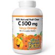 Natural Factors C 500 mg 100% Natural Fruit Chew, Tangy Orange Flavour 180s Cheap