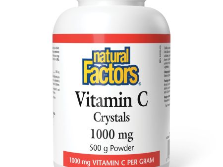 Natural Factors Vitamin C Crystals 500g Online Sale