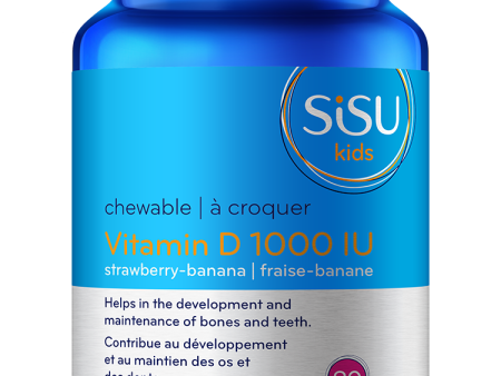 SiSU Kid s Vitamin D Chewable Banana Strawberry Flavour 90s For Discount