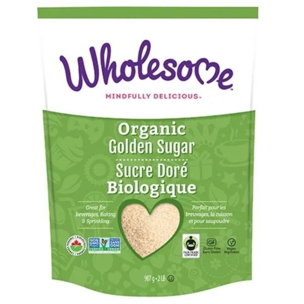 Wholesome Sweeteners Organic Golden Sugar 907g on Sale