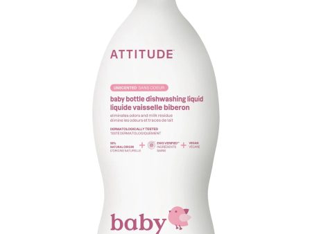 Attitude Nature+ Baby Bottle Dishwashing Liquid Unscented 700ml Online Sale