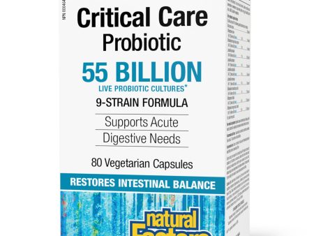 Natural Factors Critical Care Probiotic 55 Billion 80s Sale