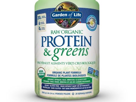 Garden of Life Raw Protein & Greens Vanilla 548g Online now