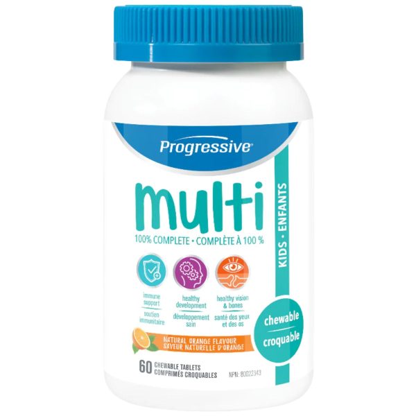 Progressive Chewable Multivitamin for Kids 60s Hot on Sale