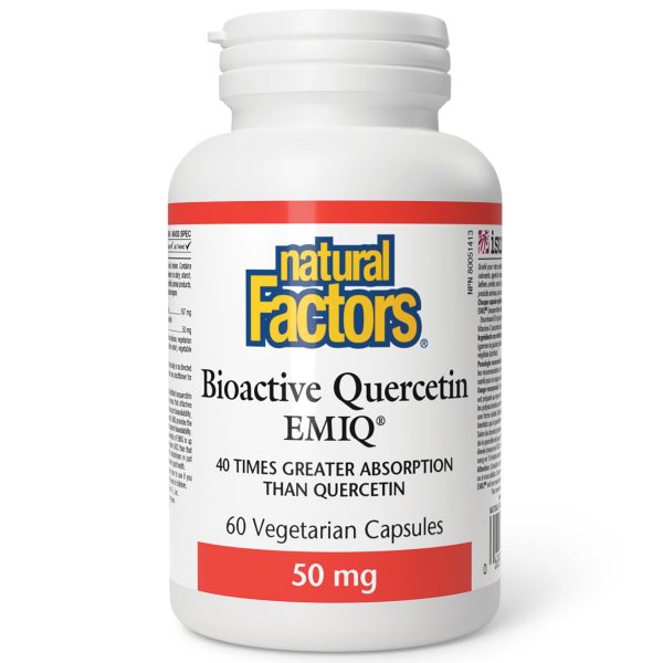 Natural Factors Bioactive Quercetin EMIQ 60s Online now