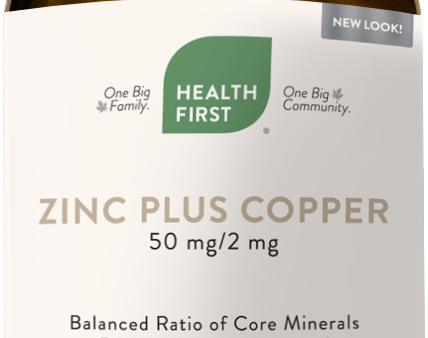 Health First Zinc Plus Copper 100s For Sale