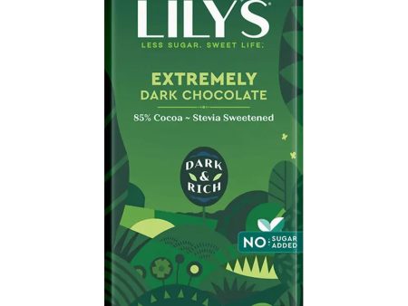 Lilys Extremely Dark Chocolate 80g Online now