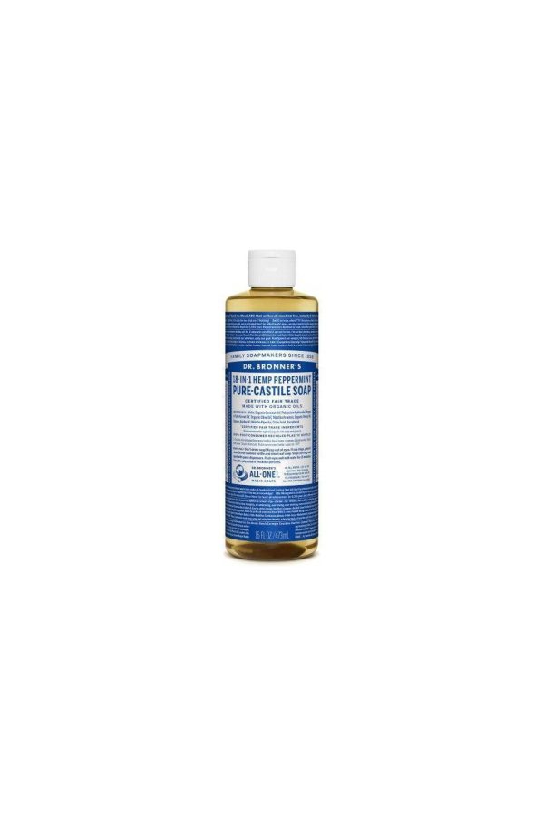 Dr Bronner s Castile Soap Peppermint 473ml Online now