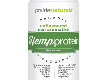 Prairie Naturals Organic Hemp Protein Unflavoured 400g Online