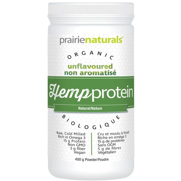 Prairie Naturals Organic Hemp Protein Unflavoured 400g Online