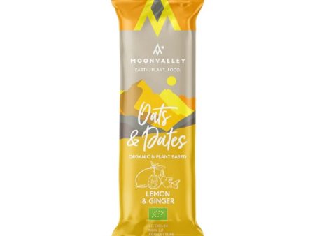 Oats & Dates Organic Energy Bar (50g) - Lemon & Ginger Supply