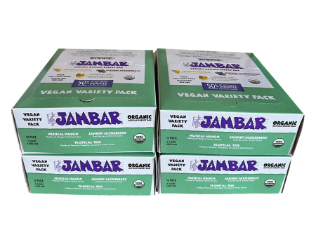 48 Bar Case - Four Vegan Variety Pack Boxes For Cheap