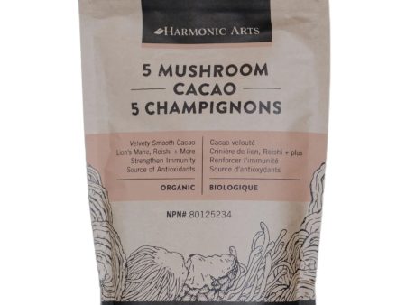 Harmonic Arts 5 Mushroom Cacao Herbal Latte 125g For Sale