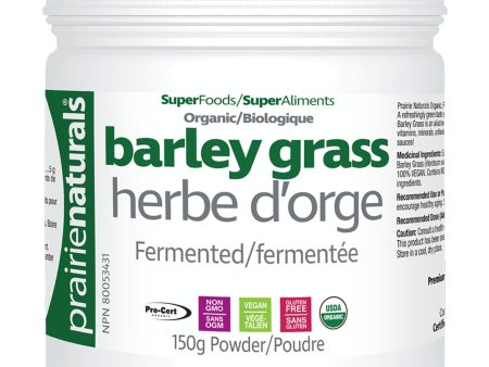 Prairie Naturals Organic Fermented Barley Grass 150g Supply