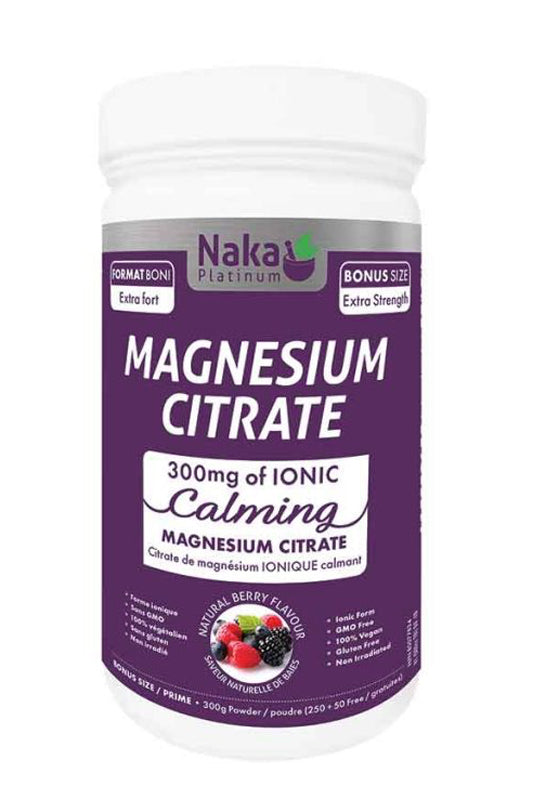 Naka Plat Magnesium Citrate Calming 300g Bonus Size (250 + 50 Free) Online Hot Sale