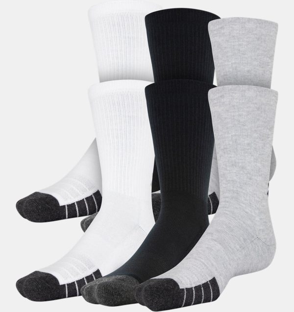 Under Armour Socks -  Youth Performance Tech Cushioned Crew - 3Pk For Sale