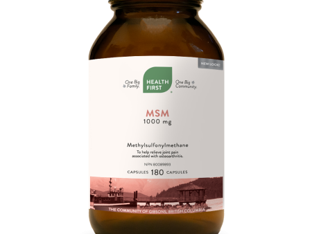 Health First MSM 1000mg 180s Online Hot Sale