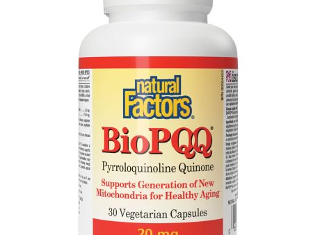 Natural Factors BioPQQ Pyrroloquinoline Quinone 20mg 30s Cheap