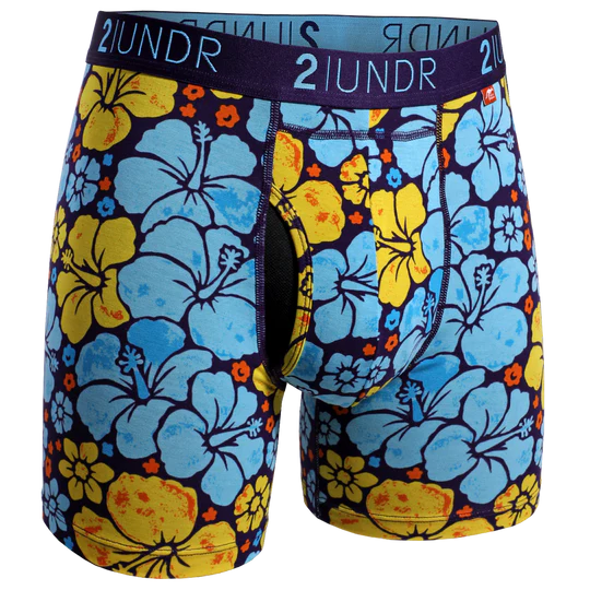 2UNDR Swing Shift Boxer Brief - Flower Power Online now